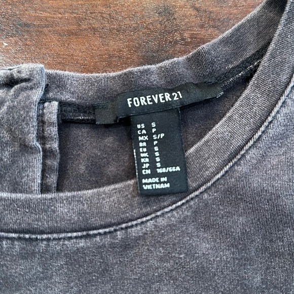 FOREVER 21 gray playsuit / romper - Picture 4 of 5